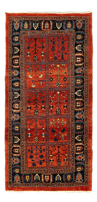 Gabbeh Tapijt - Kashkuli Perzisch - 164 x 81 cm - donkerrood
