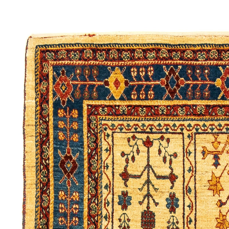 Gabbeh Tapijt - Kashkuli Perzisch - 143 x 105 cm - beige