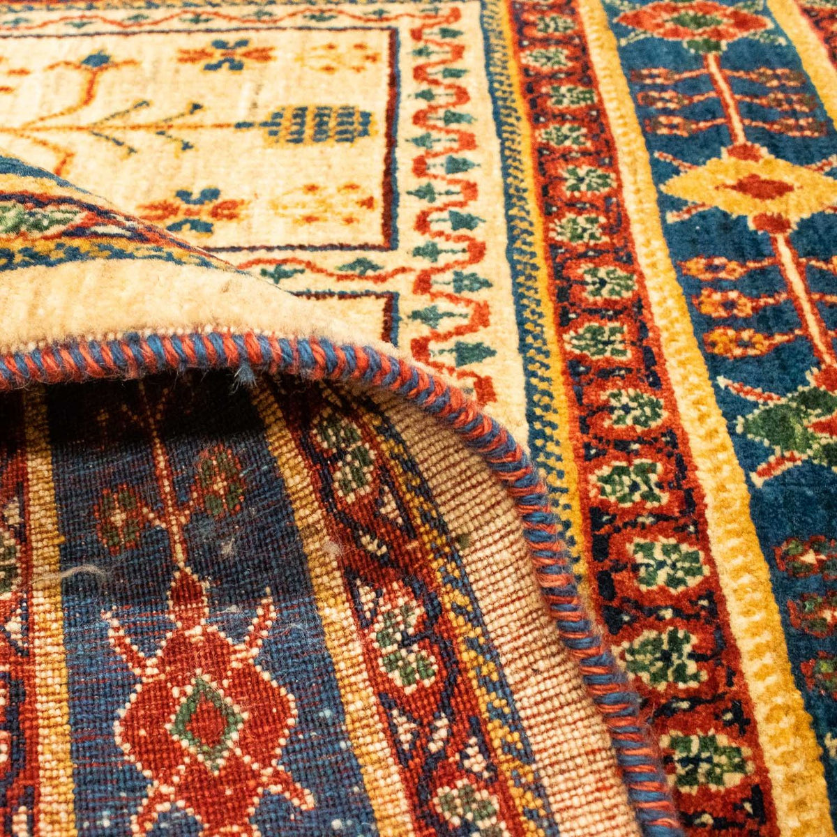 Gabbeh Tapijt - Kashkuli Perzisch - 143 x 105 cm - beige