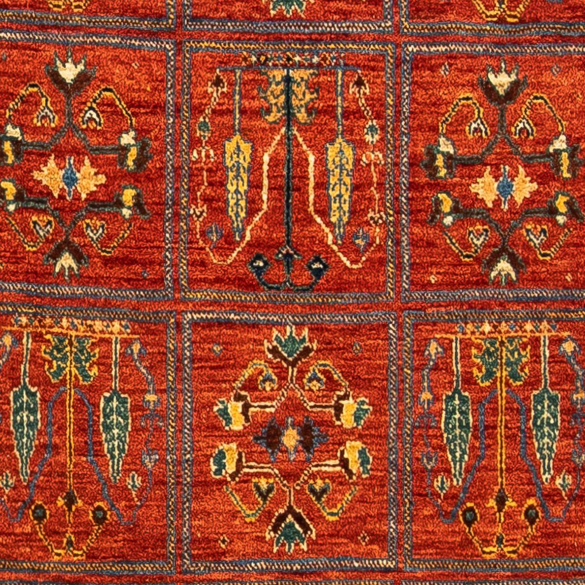 Gabbeh Tapijt - Kashkuli Perzisch - 134 x 84 cm - donkerrood