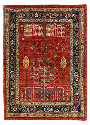 Gabbeh Tapijt - Kashkuli Perzisch - 120 x 85 cm - donkerrood