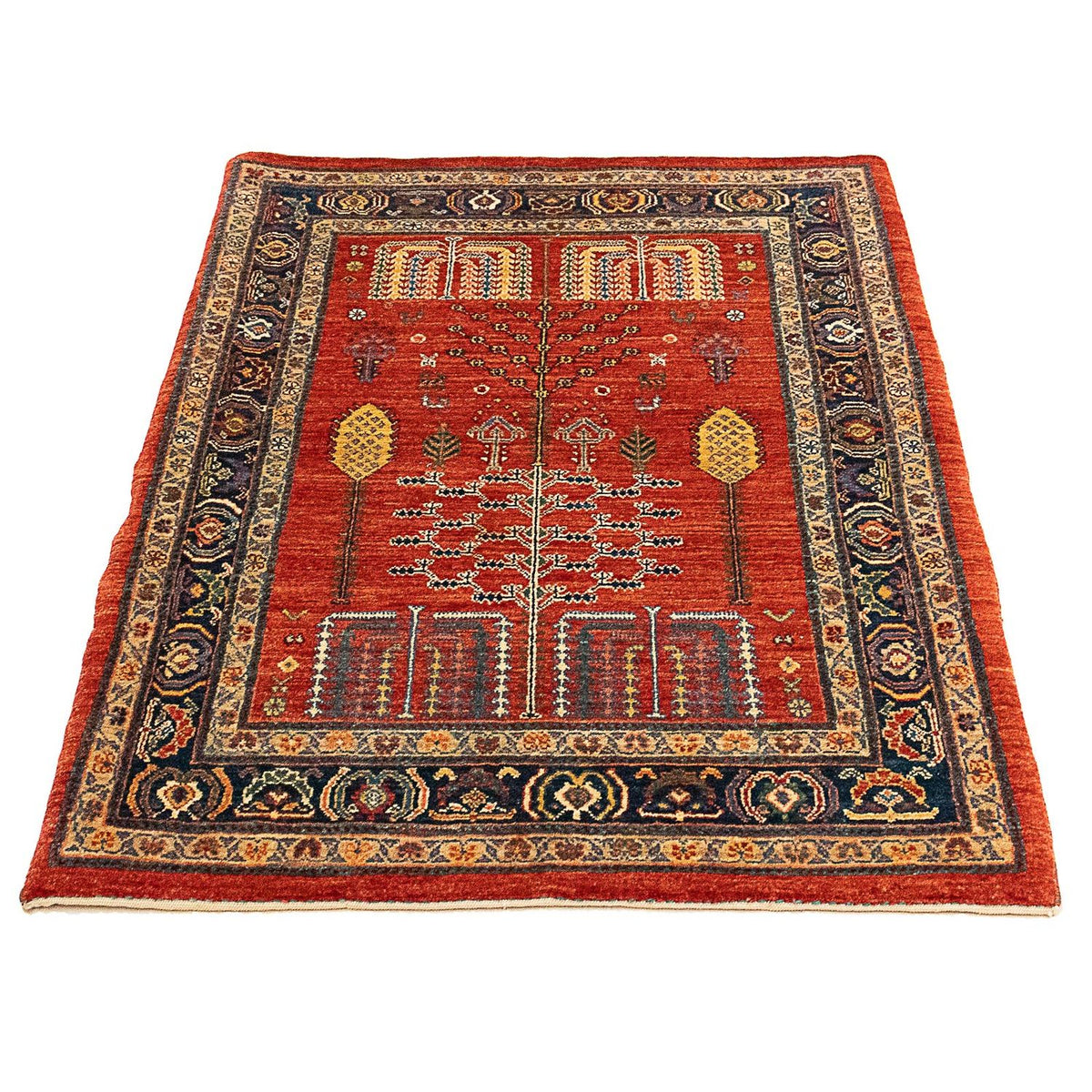 Gabbeh Tapijt - Kashkuli Perzisch - 120 x 85 cm - donkerrood