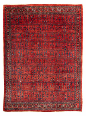 Gabbeh Tapijt - Kashkuli Perzisch - 345 x 260 cm - donkerrood
