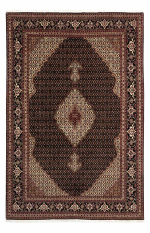 Perzisch tapijt - Tabriz - Royal - 298 x 207 cm - donkerblauw
