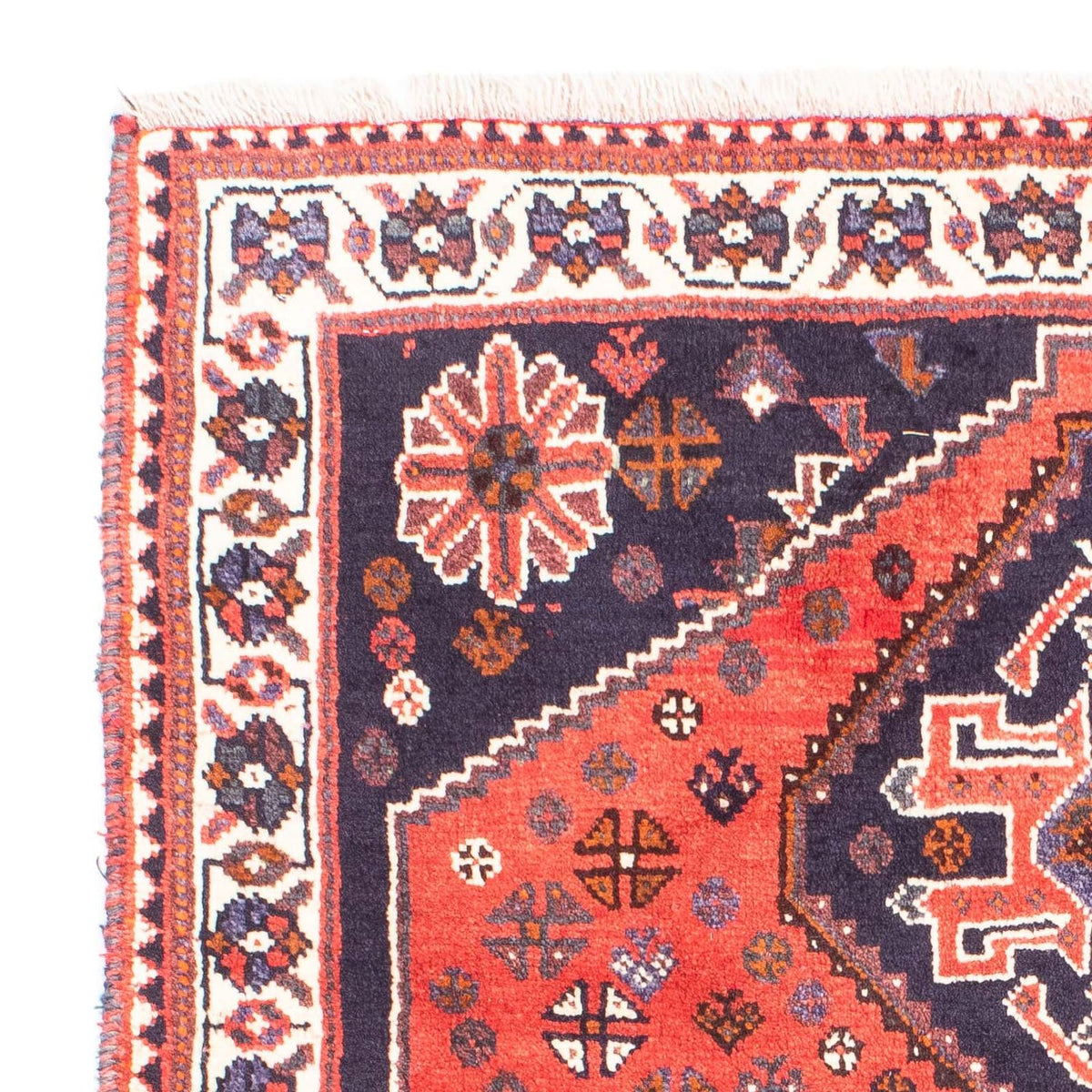 Perzisch Tapijt - Nomadisch - 159 x 121 cm - donkerrood