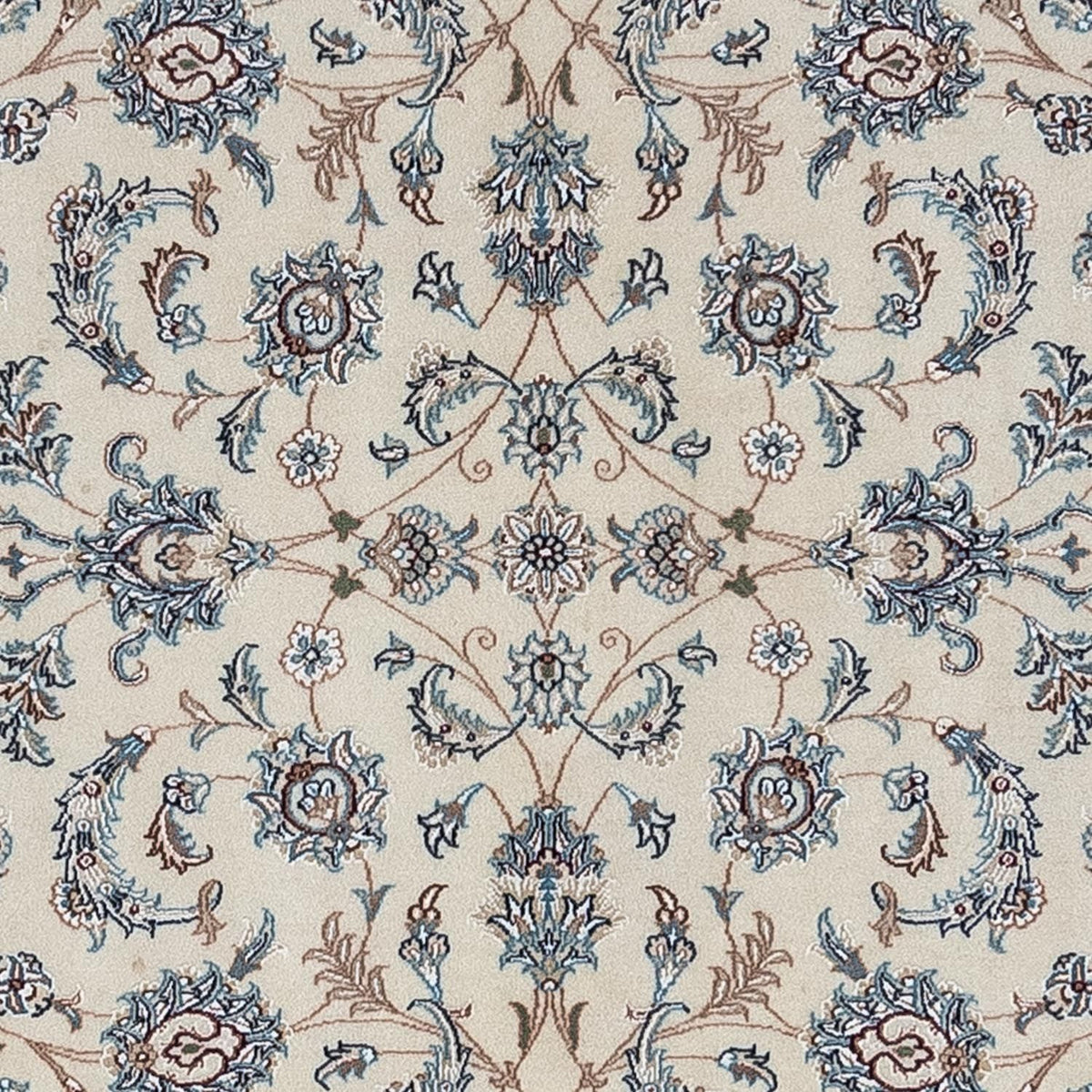 Perzisch tapijt - Nain - Koninklijk - 300 x 250 cm - zilver