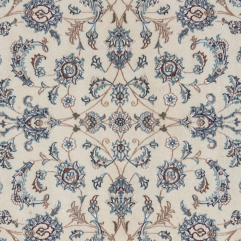 Perzisch tapijt - Nain - Koninklijk - 300 x 250 cm - zilver