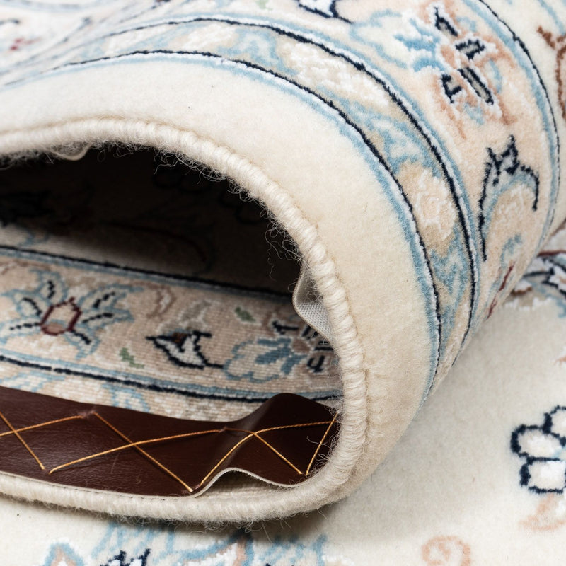 Perzisch tapijt - Nain - Koninklijk - 300 x 250 cm - zilver