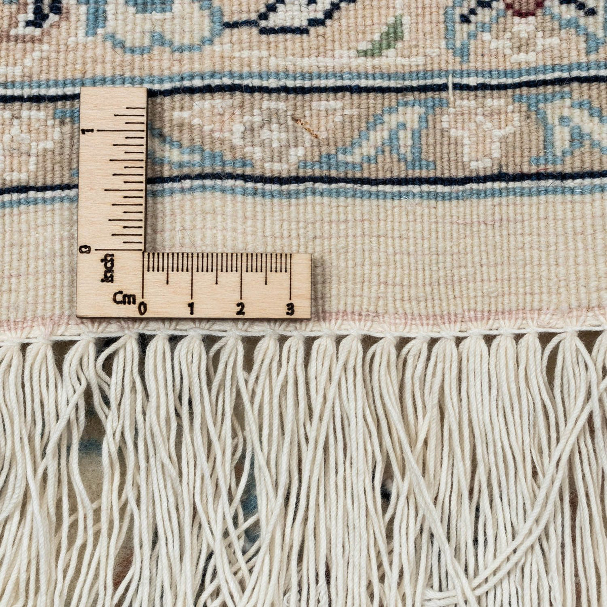 Perzisch tapijt - Nain - Koninklijk - 300 x 250 cm - zilver