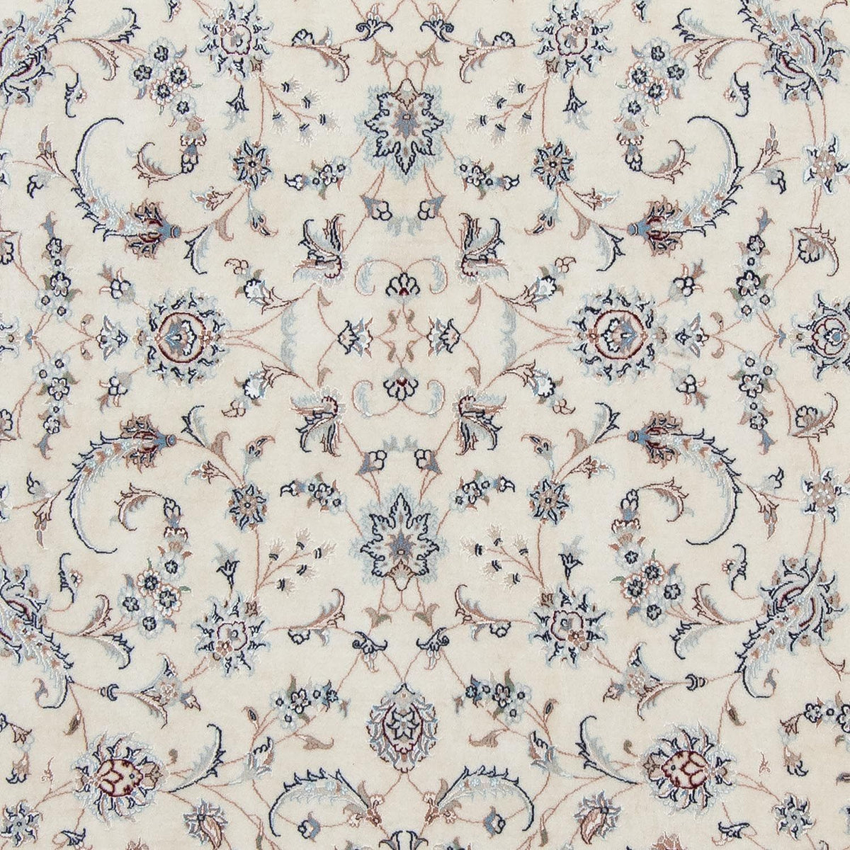 Perzisch tapijt - Nain - Koninklijk - 300 x 199 cm - zilver