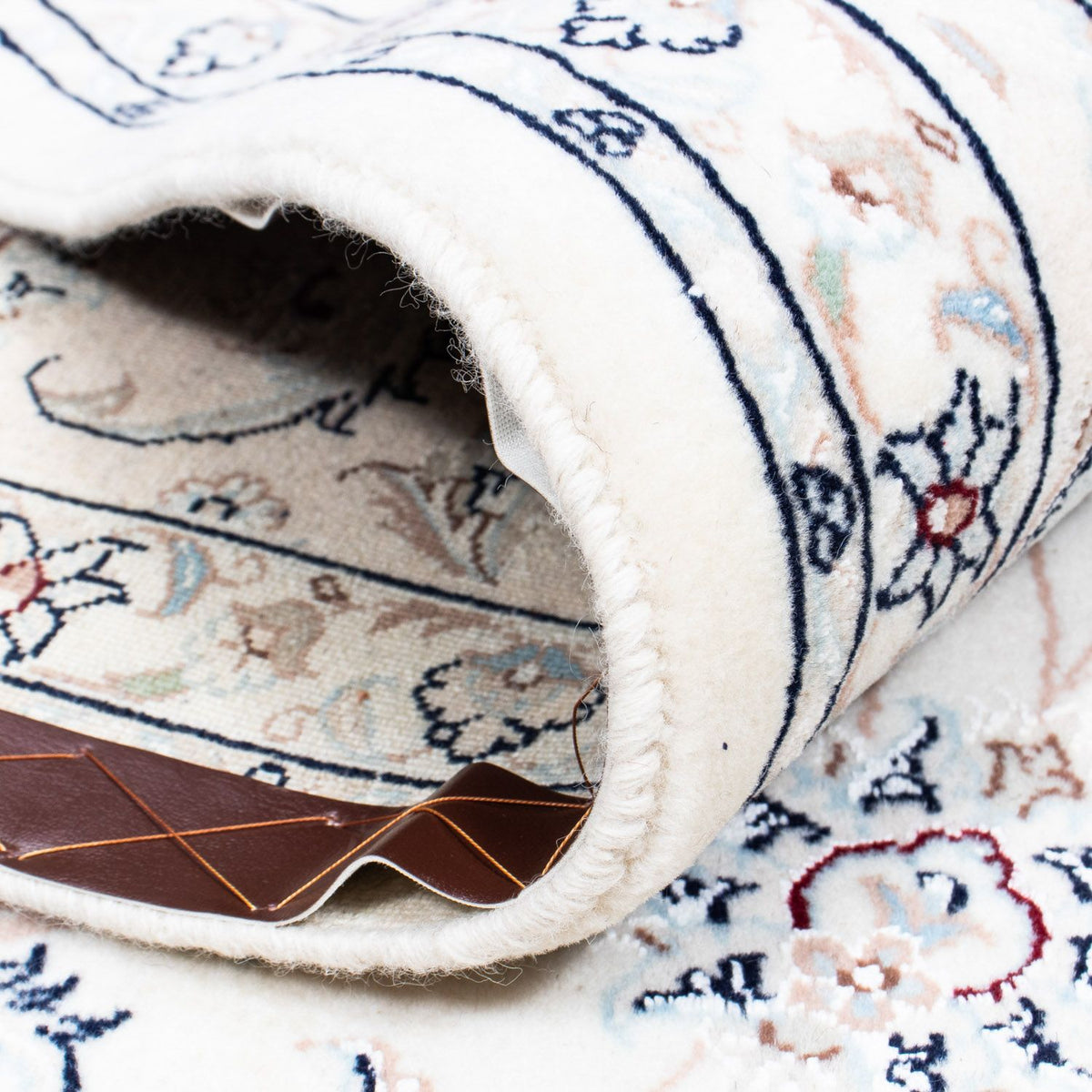 Perzisch tapijt - Nain - Koninklijk - 300 x 199 cm - zilver