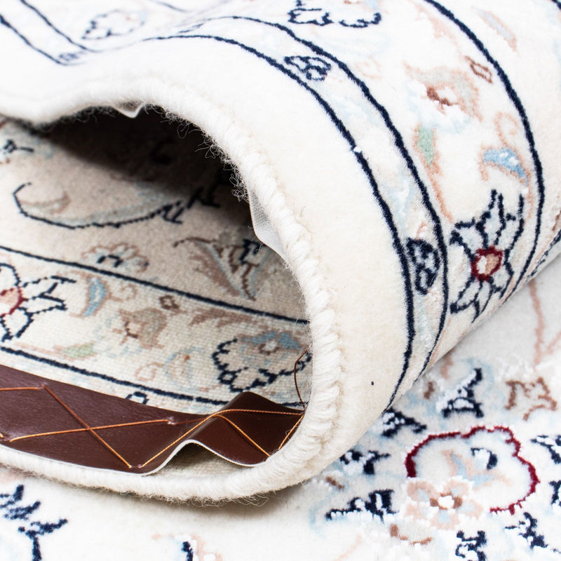 Perzisch tapijt - Nain - Koninklijk - 300 x 199 cm - zilver