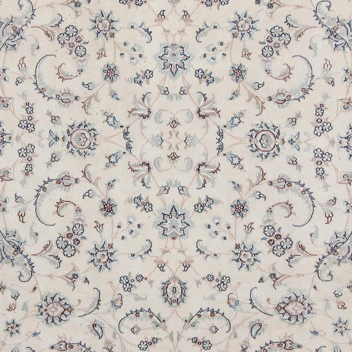 Perzisch tapijt - Nain - Koninklijk - 298 x 199 cm - zilver