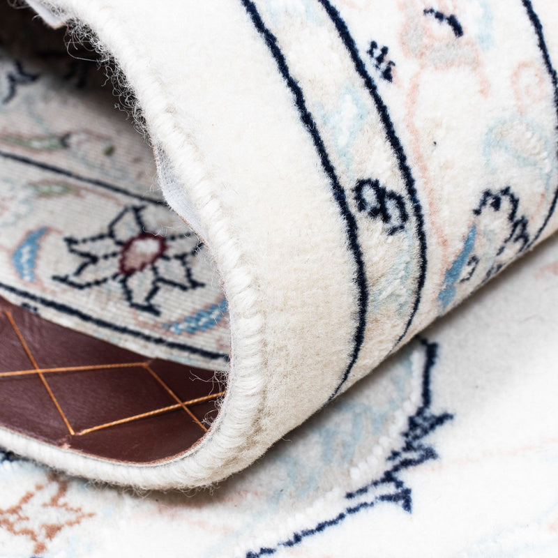 Perzisch tapijt - Nain - Koninklijk - 298 x 199 cm - zilver