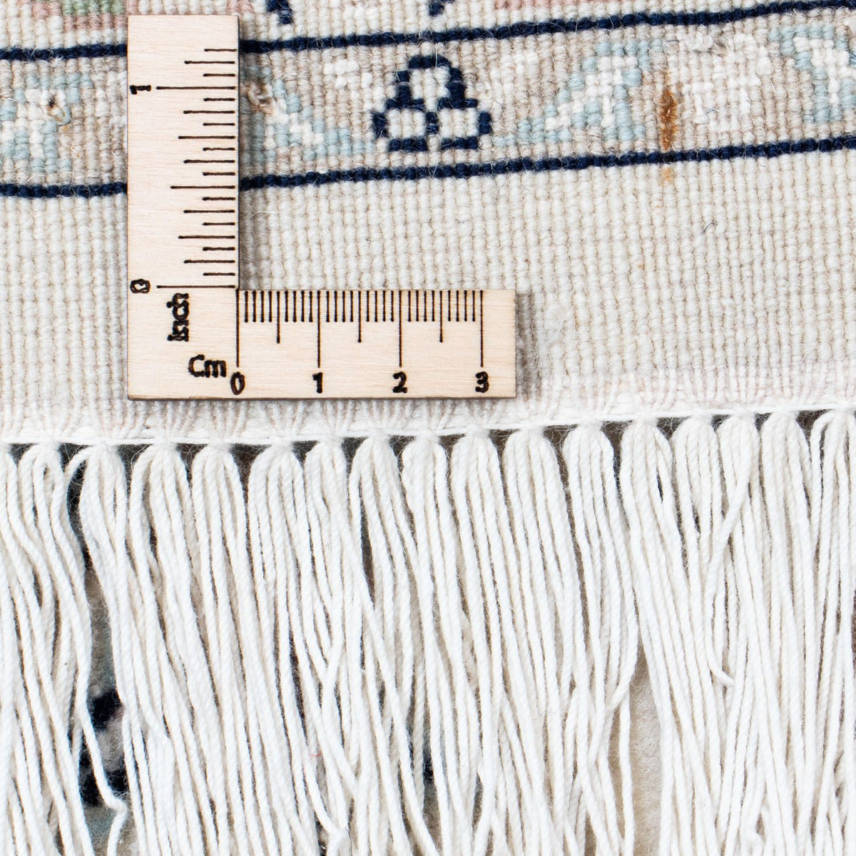 Perzisch tapijt - Nain - Koninklijk - 298 x 199 cm - zilver