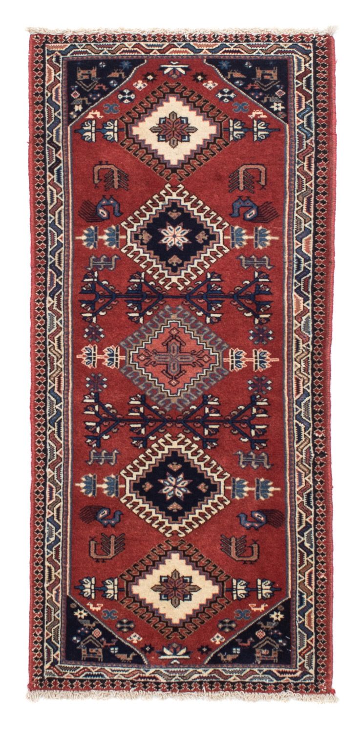 Loper Perzisch Tapijt - Nomadisch - 148 x 59 cm - donkerrood