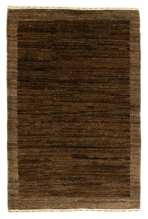 Gabbeh tapijt - Indus - 93 x 60 cm - donkerbruin