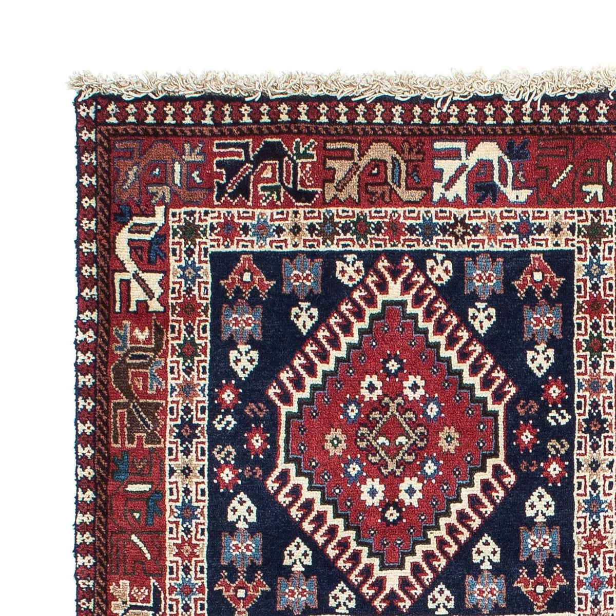 Perzisch Tapijt - Nomadisch - 145 x 100 cm - rood