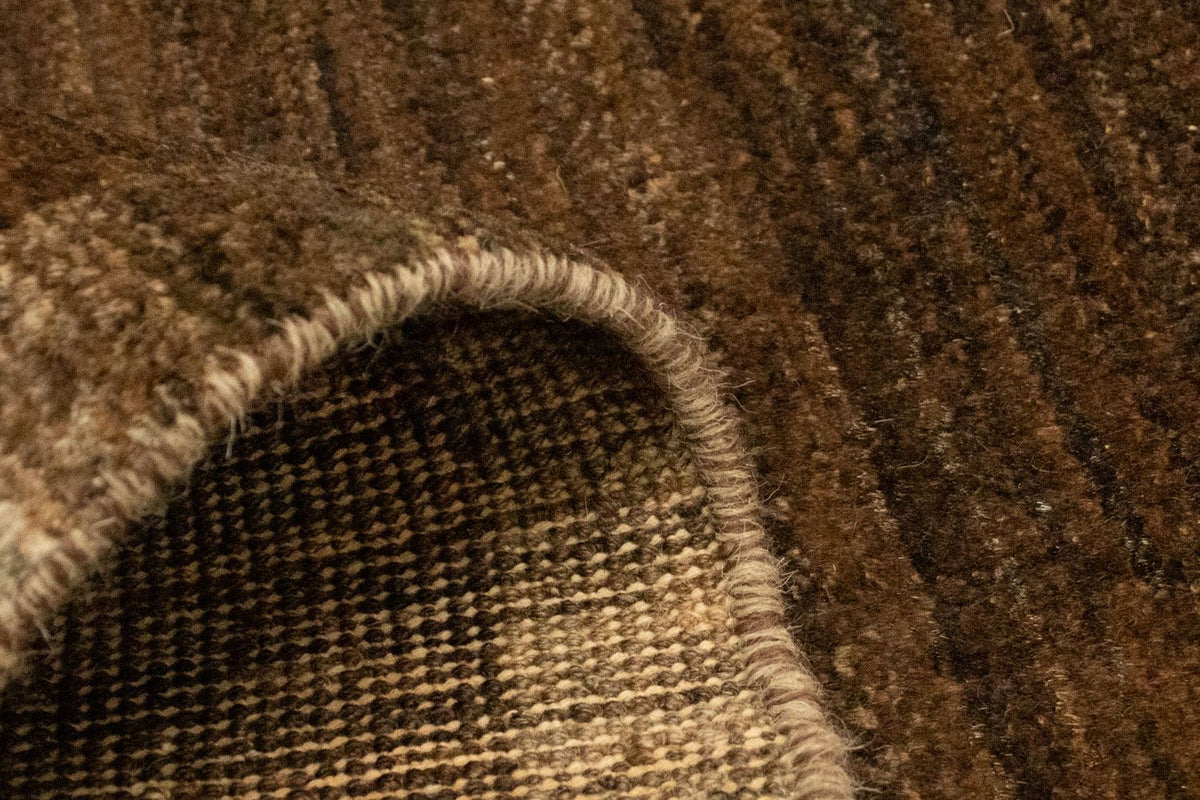 Gabbeh tapijt - Indus - 93 x 60 cm - donkerbruin