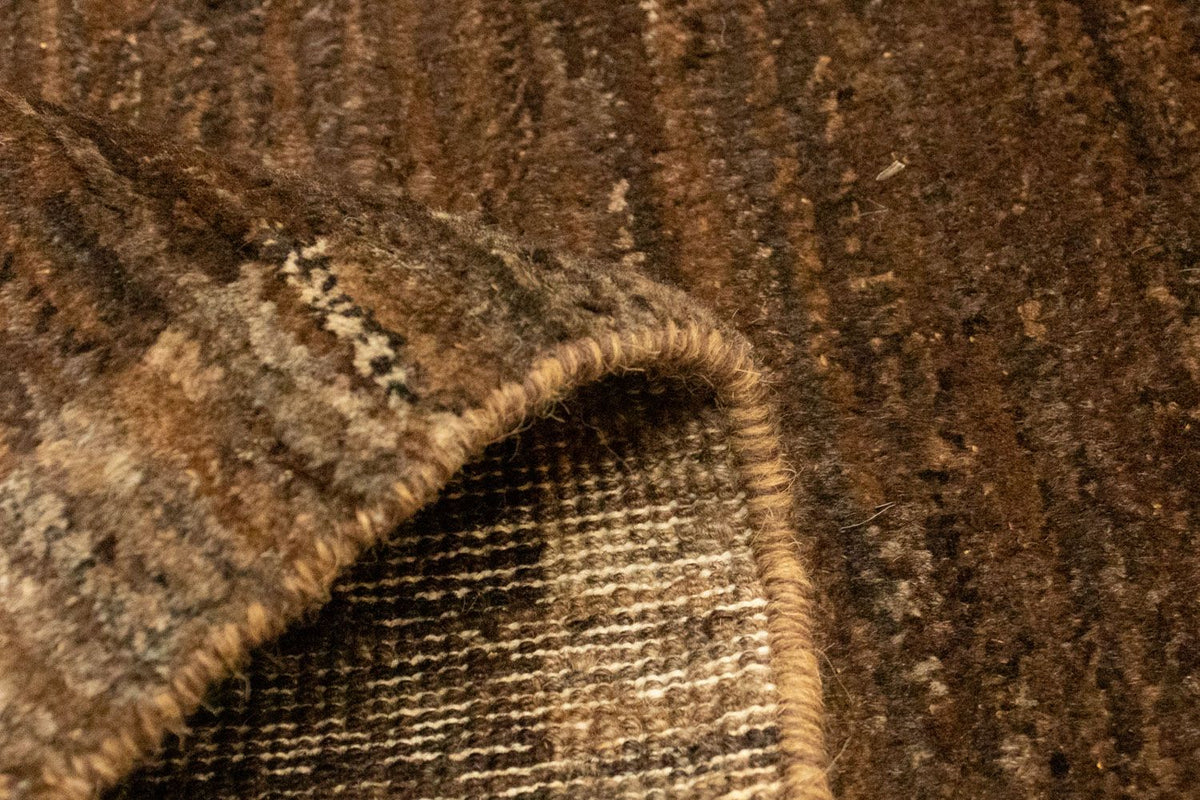 Gabbeh tapijt - Indus - 90 x 58 cm - donkerbruin