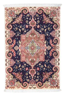 Perzisch tapijt - Tabriz - Royal - 90 x 60 cm - donkerblauw
