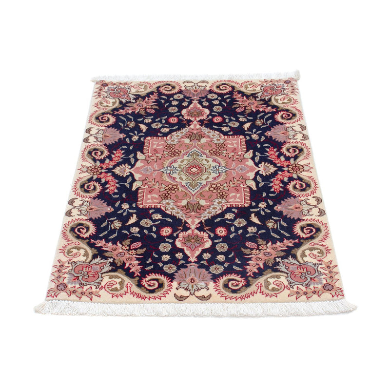 Perzisch tapijt - Tabriz - Royal - 90 x 60 cm - donkerblauw