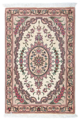 Perzisch tapijt - Tabriz - Royal - 90 x 60 cm - beige