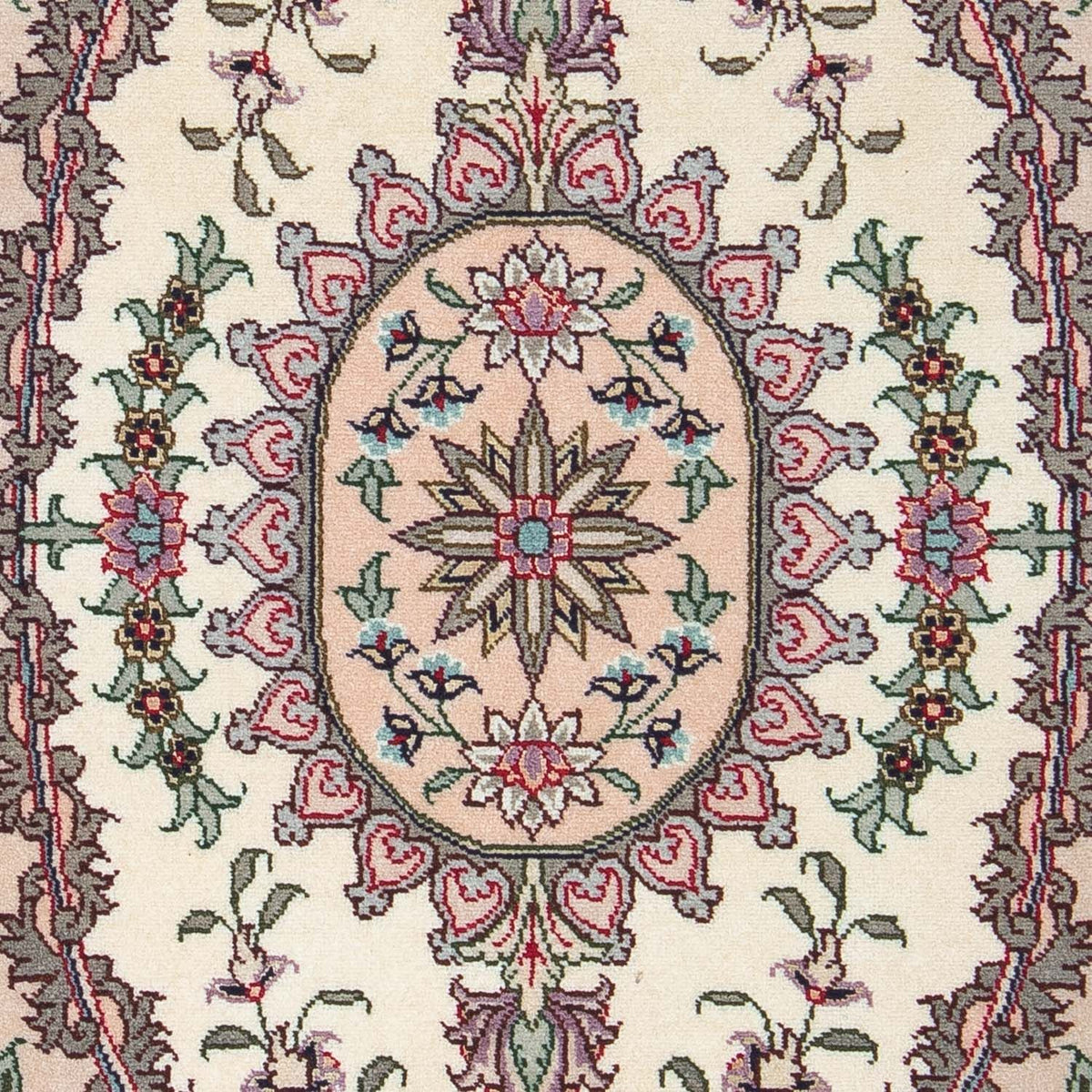 Perzisch tapijt - Tabriz - Royal - 90 x 60 cm - beige
