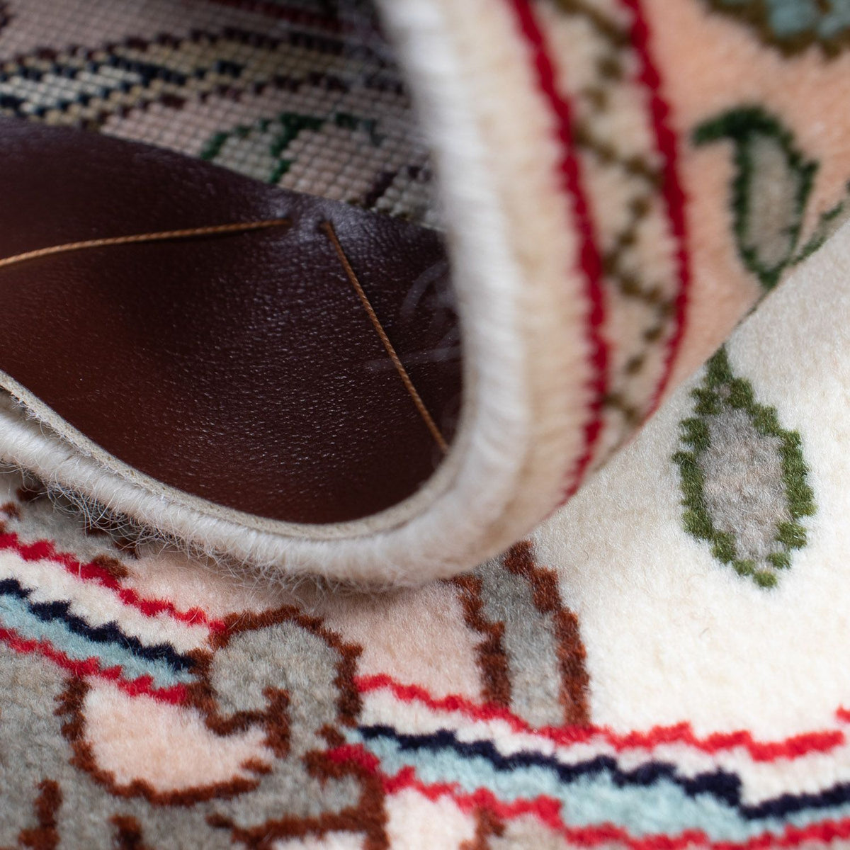 Perzisch tapijt - Tabriz - Royal - 90 x 60 cm - beige