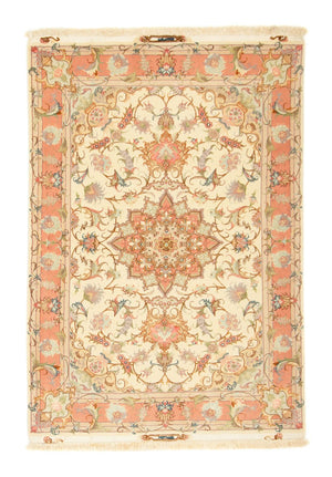Perzisch tapijt - Tabriz - Royal - 150 x 104 cm - beige