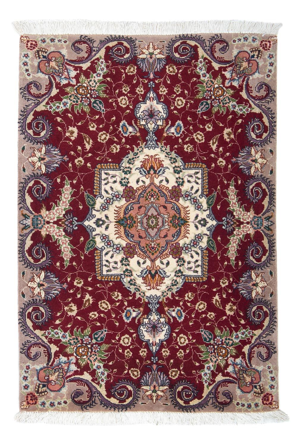 Perzisch tapijt - Tabriz - Royal - 93 x 63 cm - rood