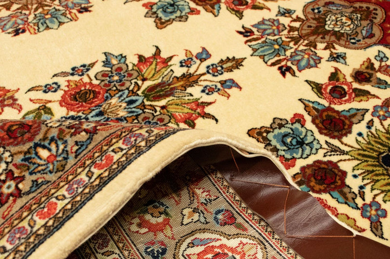 Perzisch tapijt - Ghom - 151 x 105 cm - beige