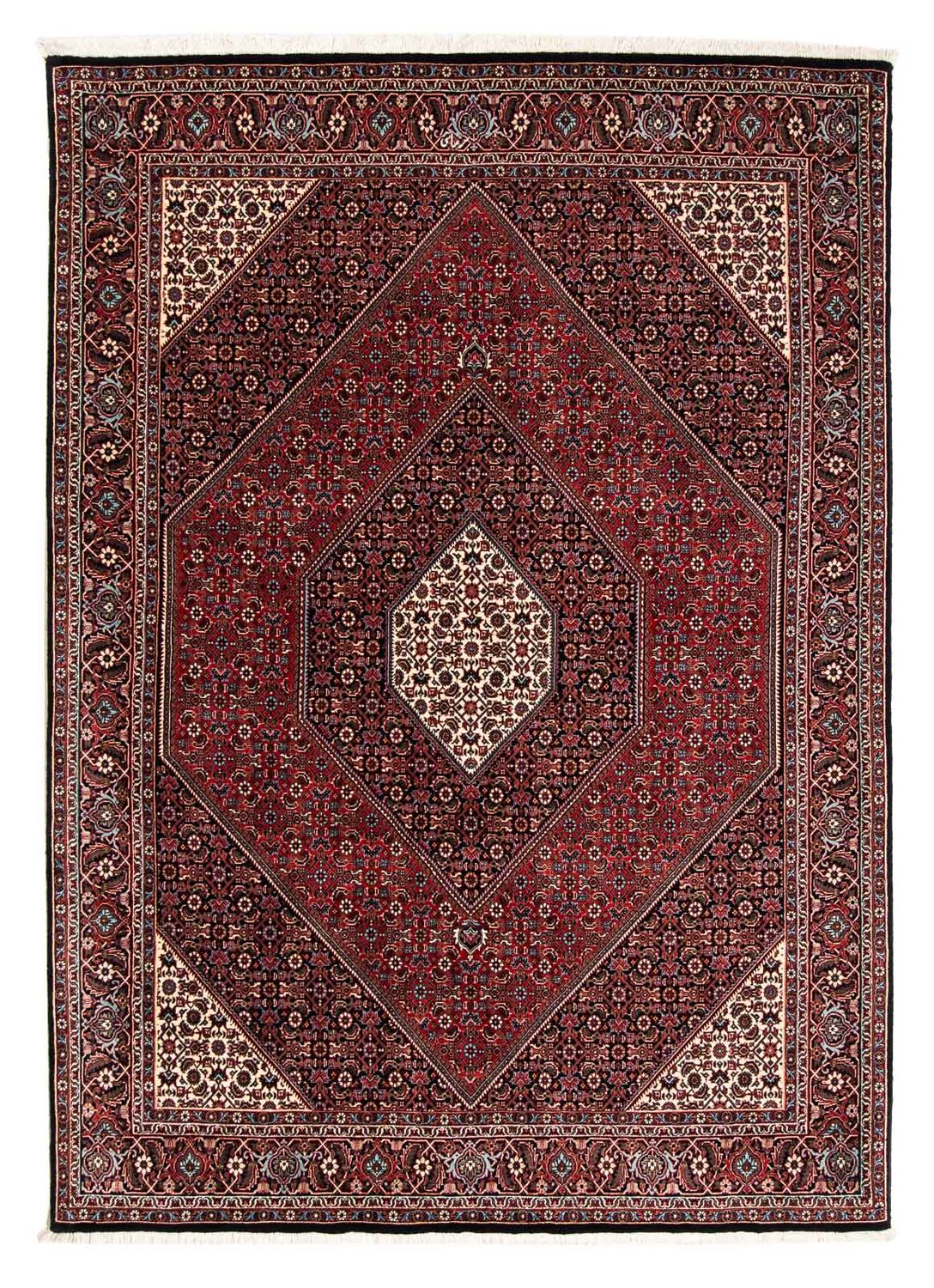 Perzisch tapijt - Bijar - 241 x 170 cm - donkerrood