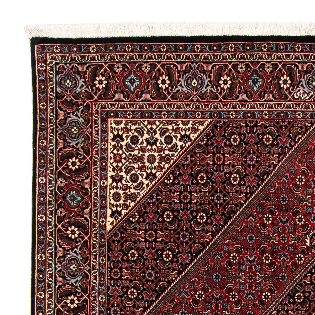 Perzisch tapijt - Bijar - 241 x 170 cm - donkerrood