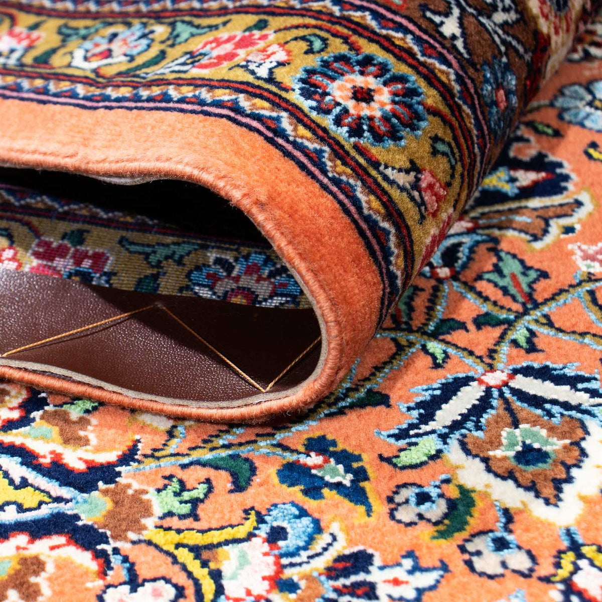 Perzisch tapijt - Ghom - 219 x 135 cm - roest