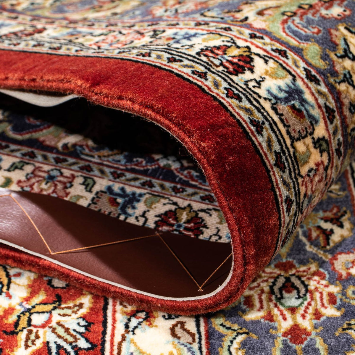 Zijden tapijt - Ghom Silk - Premium - 202 x 132 cm - veelkleurig