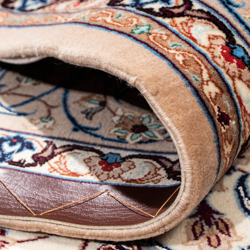 Zijden tapijt - Ghom Silk - Premium - 202 x 128 cm - beige