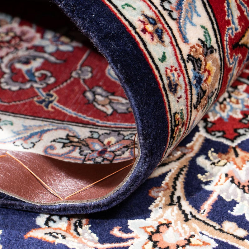 Perzisch tapijt - Isfahan - Premium - 197 x 130 cm - donkerblauw