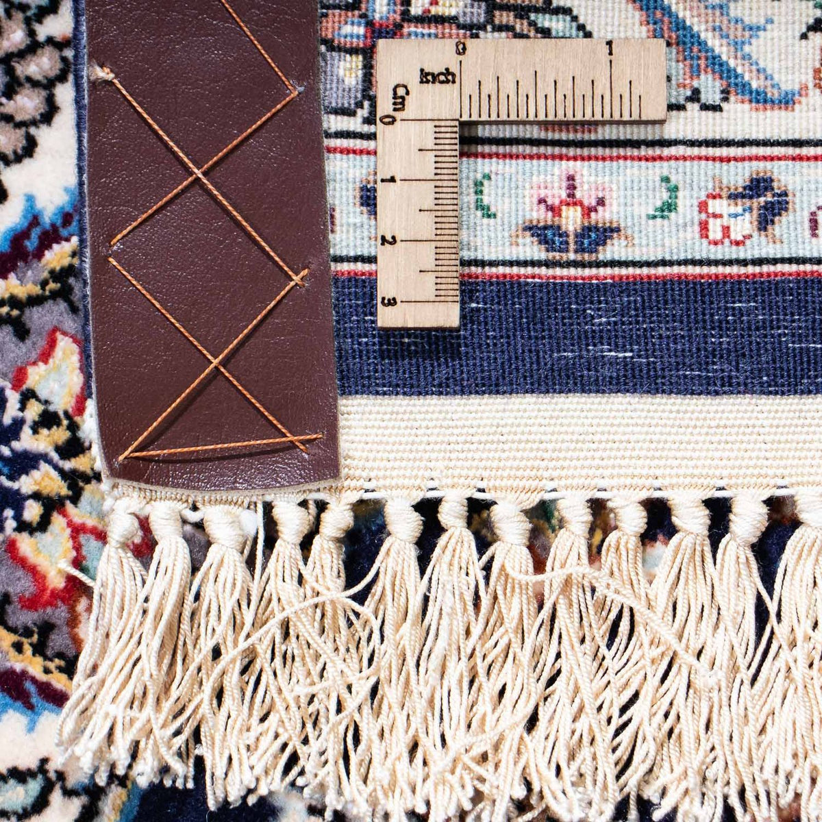 Perzisch tapijt - Isfahan - Premium - 197 x 130 cm - donkerblauw