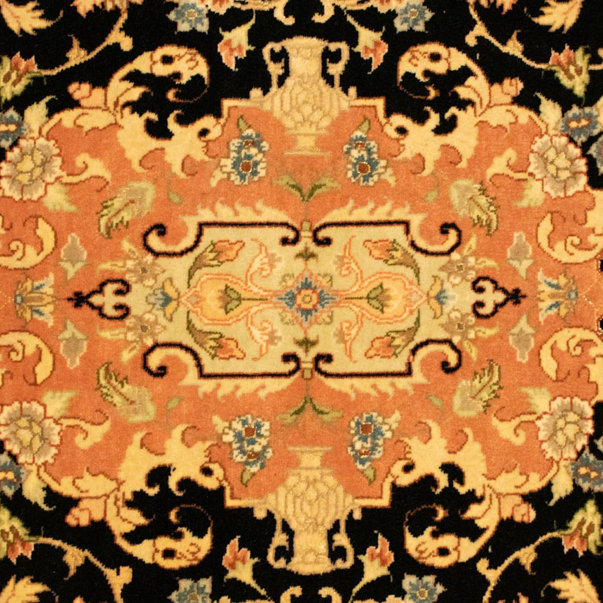 Perzisch tapijt - Tabriz - Royal - 157 x 101 cm - zwart