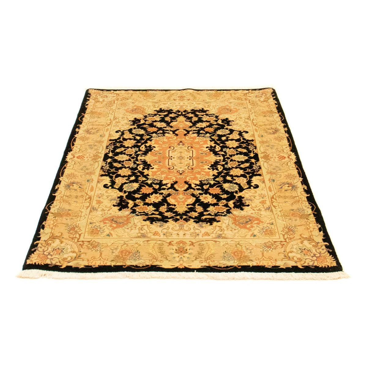 Perzisch tapijt - Tabriz - Royal - 157 x 101 cm - zwart