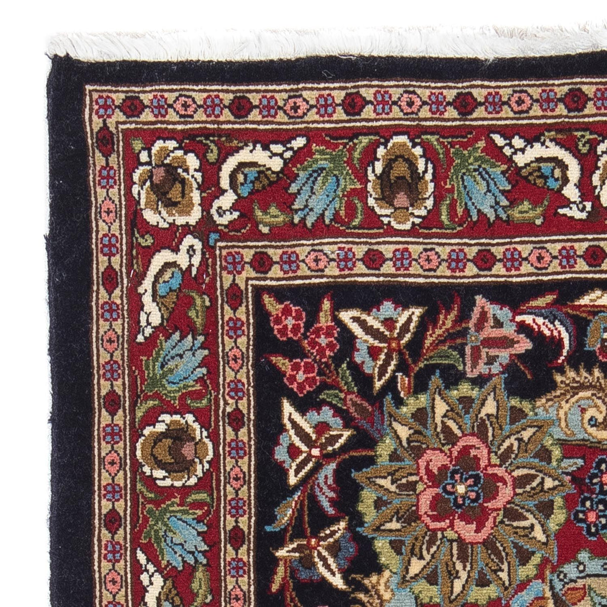 Perzisch tapijt - Klassiek - 80 x 63 cm - zwart