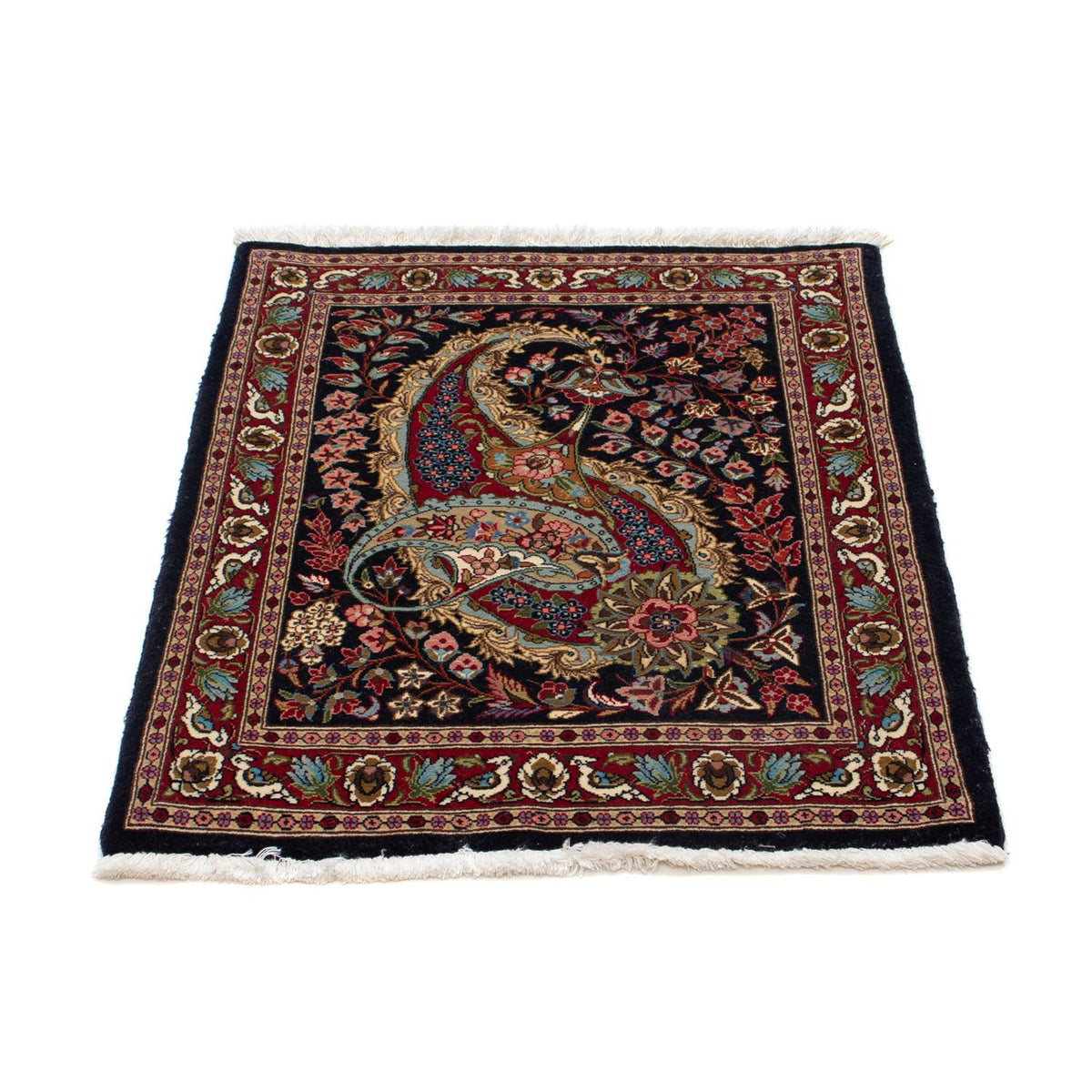 Perzisch tapijt - Klassiek - 80 x 63 cm - zwart