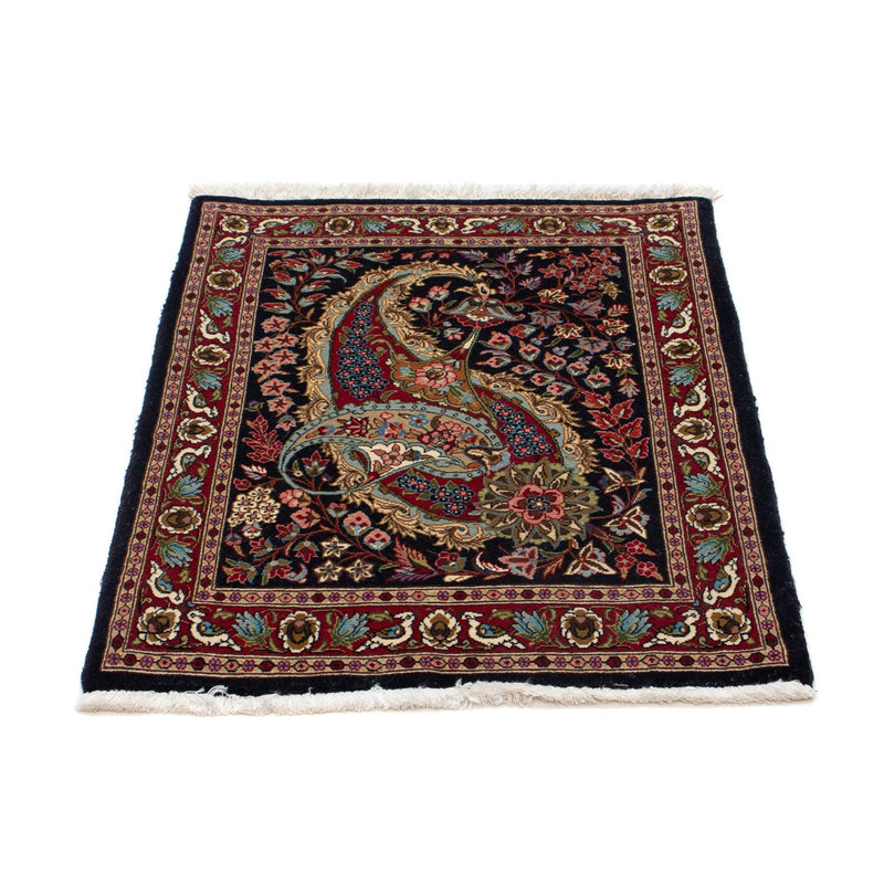 Perzisch tapijt - Klassiek - 80 x 63 cm - zwart