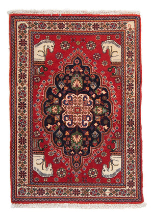 Gabbeh Tapijt - Kashkuli Perzisch - 88 x 61 cm - rood