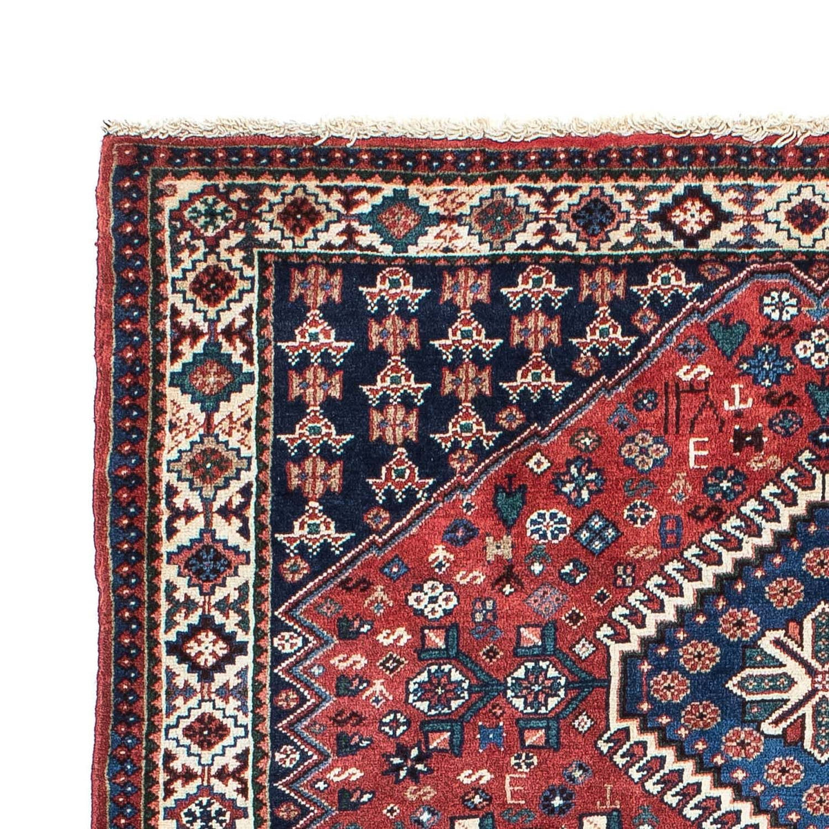 Perzisch Tapijt - Nomadisch - 147 x 102 cm - donkerrood