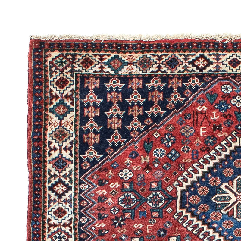 Perzisch Tapijt - Nomadisch - 147 x 102 cm - donkerrood