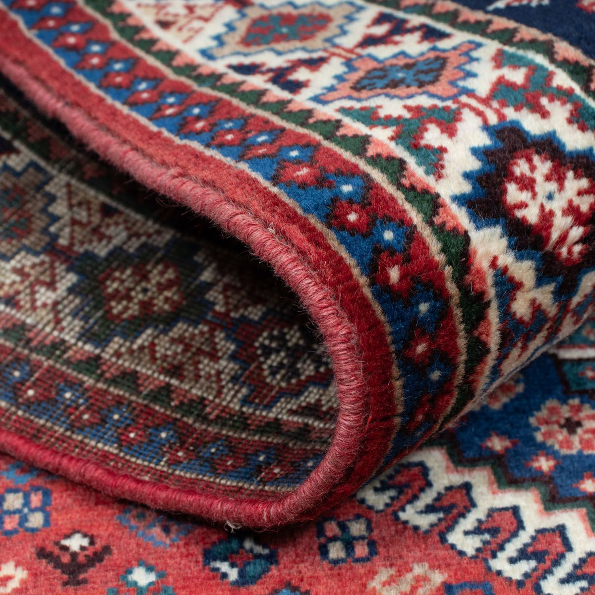 Perzisch Tapijt - Nomadisch - 147 x 102 cm - donkerrood