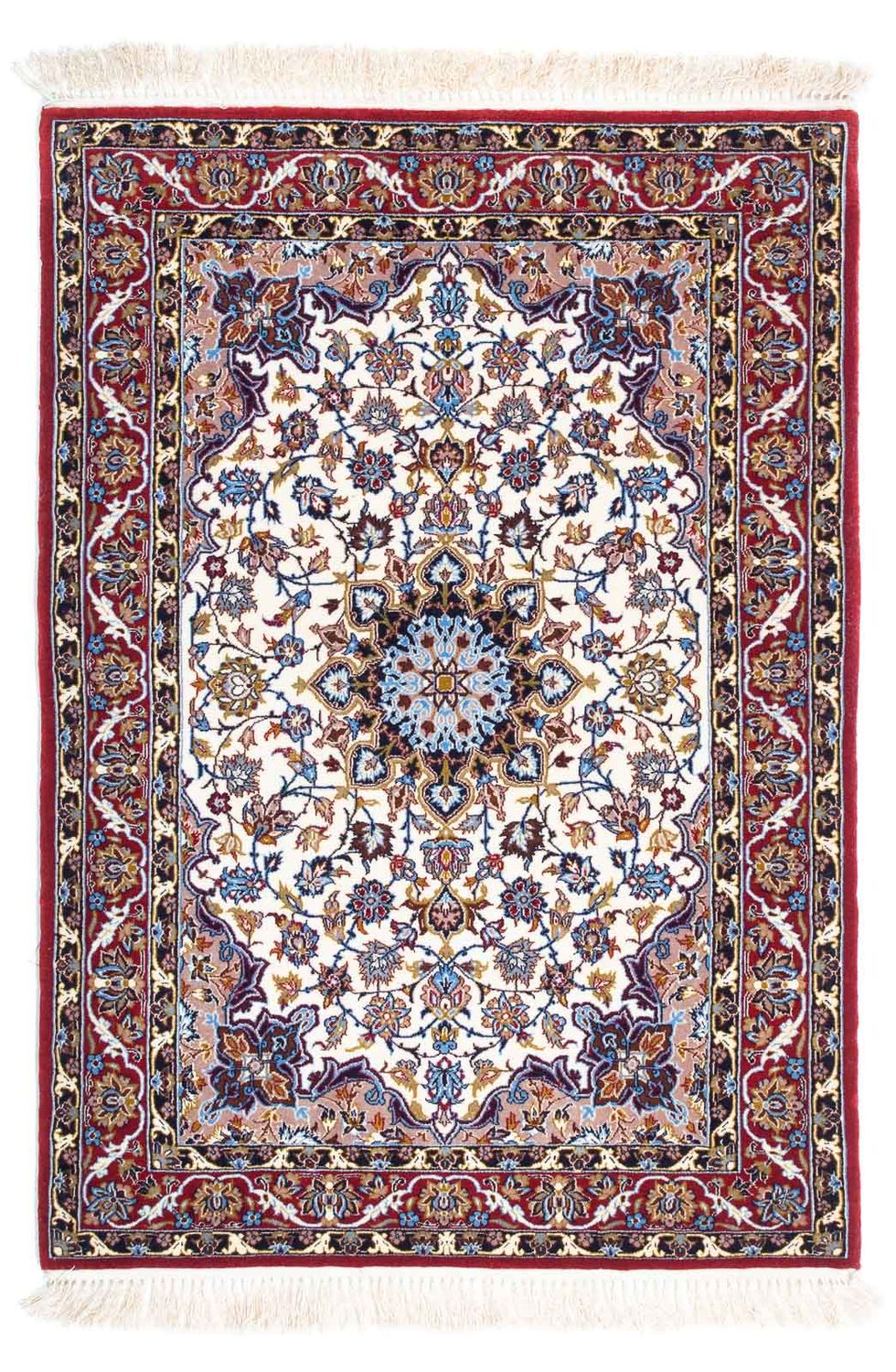 Perzisch tapijt - Isfahan - Premium - 118 x 83 cm - beige