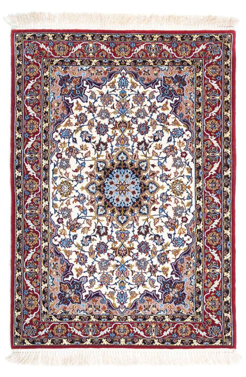 Perzisch tapijt - Isfahan - Premium - 118 x 83 cm - beige